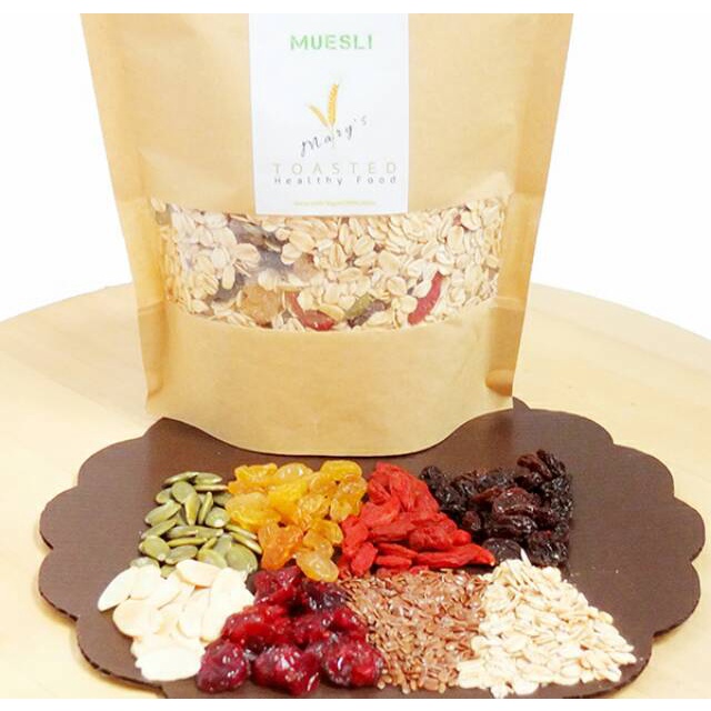 

Healthy Granola/Muesli MARY'S COMBI B-500gr(OAT,RAISIN,ALMOND,CRANBERRY, GOJIBERRY)