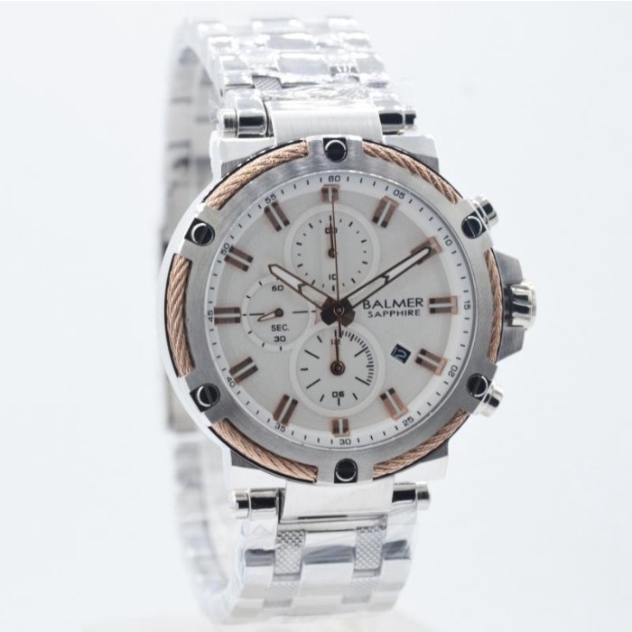✅Original Jam Tangan Balmer 8153 / Balmer B8153Ms Silver Rg Original Garansi 1Th Berkualitas
