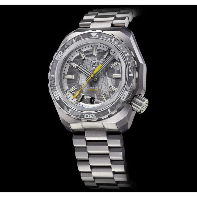✅Sale Zelos Hammerhead 2 1000M Steel Meteorite Eta2892 Limited 30 Pcs Diskon
