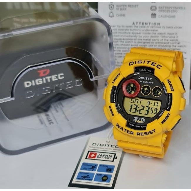 Jam Tangan Pria Digitec Dg-5021T Dg5021T Original Murah