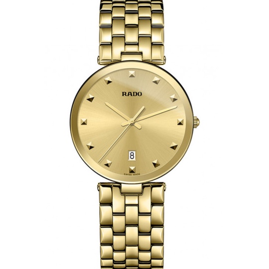 ✅Sale Rado R48872253 Florence Gold Plated Bracelet Men'S Watch Diskon