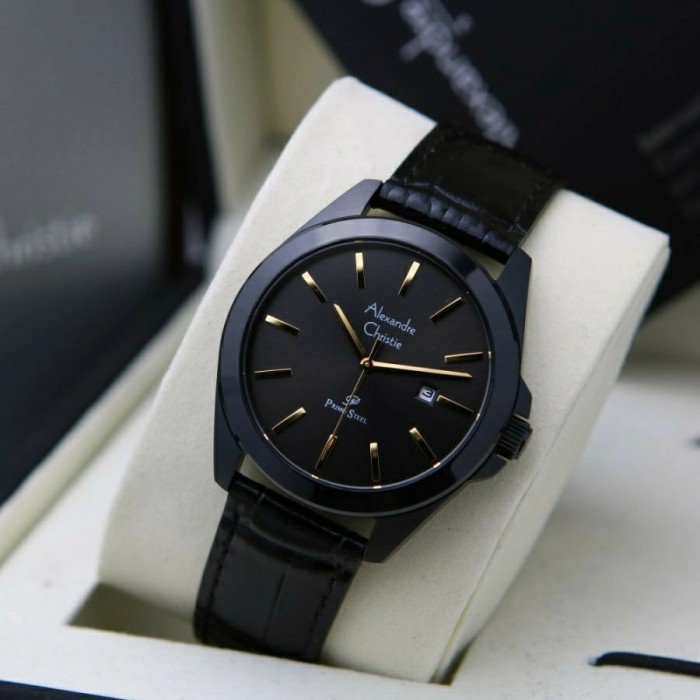 ✅Baru Alexander Christie 1023 Black/Hitam Jam Tangan Wanita Original Berkualitas
