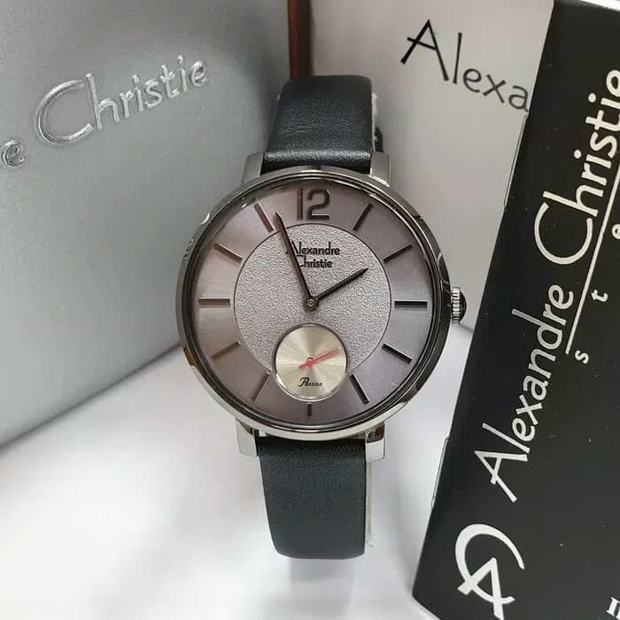 ✅New Alexandre Christie Wanita Ac 2751 Black Grey Original Terbaru