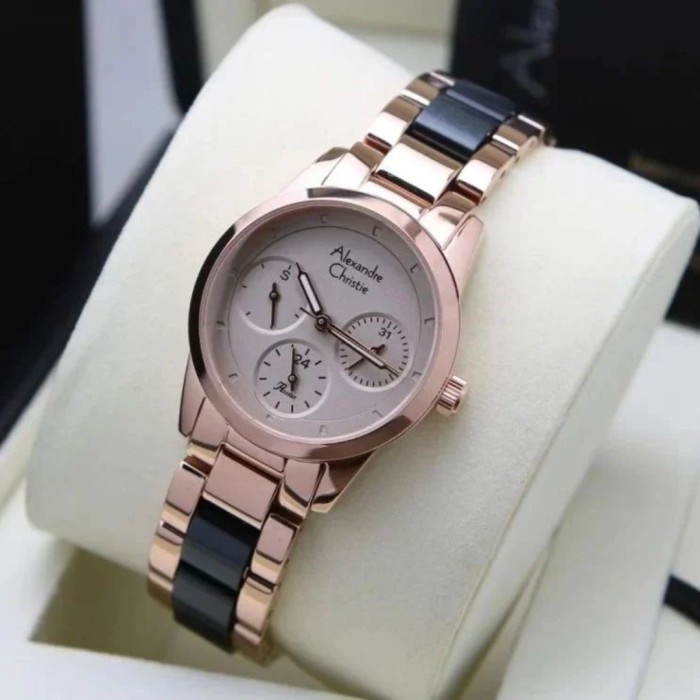 ✅New Ori Jam Tangan Wanita Alexandre Christie Ac2A27 Ac 2A27 Rosegold Limited