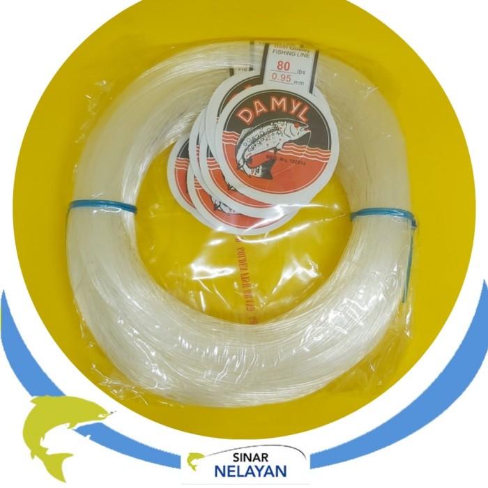 Tali Pancing Senar Damyl Putih No 80. Diameter 0.95 Mm