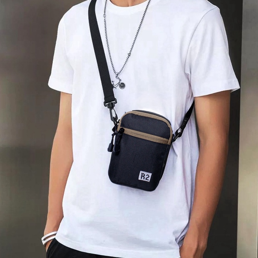 [S3.R☼> TAS TRENDY KEKINIAN PROMO TERLARIS Tas Leher Selempang HP Gantung  Leher Unisex Pria Wanita 