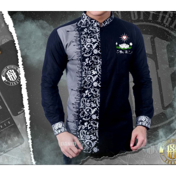 (40U✂➢☼ BATIK PSHT LENGAN PANJANG- BATIK PSHT-BAJU BATIK TERATE Produk melimpa