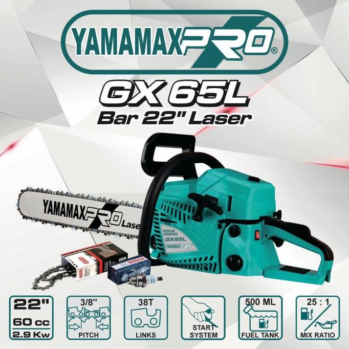 ChainSaw (Mesin Gergaji Pohon) Oregon 22 Inchi YAMAMAX PRO GX 65L