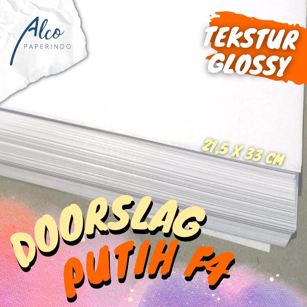 

Flash Sale - Doorslag Wrapping Paper Duslak Warna Putih F4 Folio ~