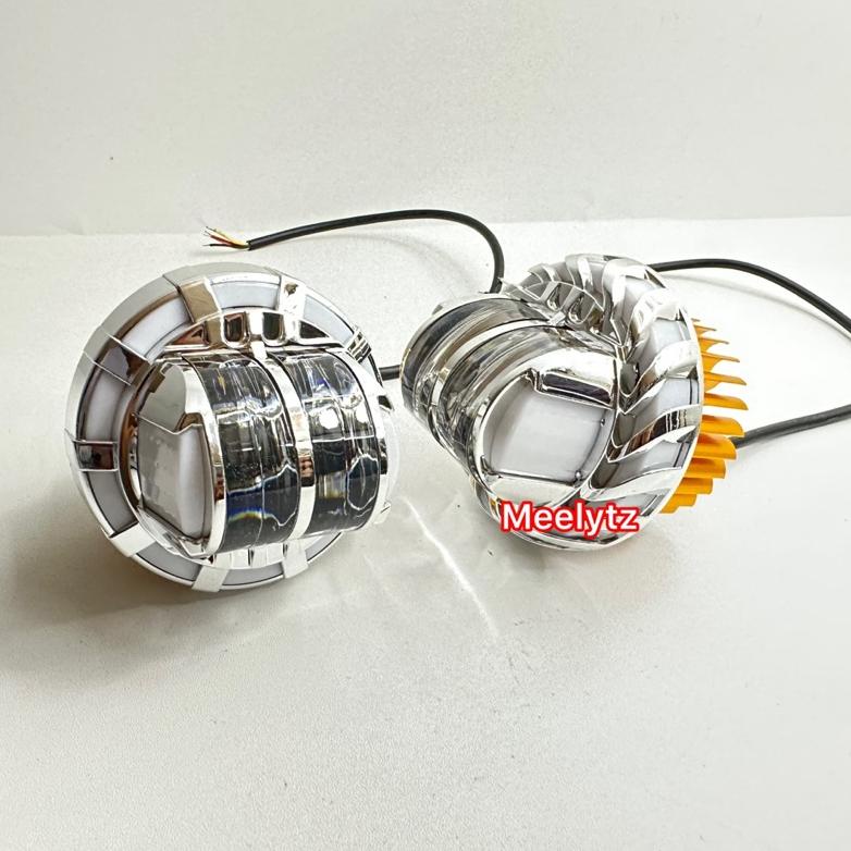 Terbaru Lampu utama Projie daymaker mini jauh dekat 2.5inch alumunium 