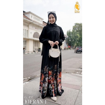 G.437 kieran 1 by luna hijab ori /abaya kieran luna hijab dan gamis aldiora luna
