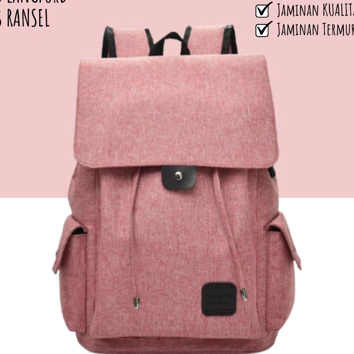 Terjamin TAS LANGFORD Original Ransel Cewek Waterproof Bahan Toscano tebal.