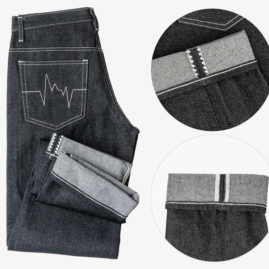 [I93A➲) Celana Selvedge Pria Selvedge Denim Selvedge Denim Original Jeans Selvedge Pria Selvedge Jea