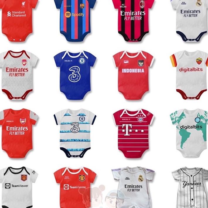 BestSeller Jumper Bola Bayi / Jersey Bola Baby / Set Jumper Bayi Argentina Laki / Baju Bola Bayi / R