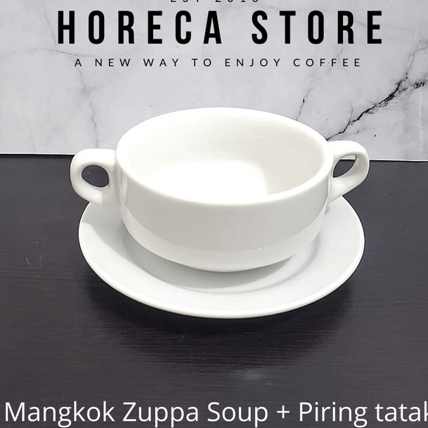 

Mangkok Soup Zuppa Soup / Cream Soup / Mushroom Soup - Putih ★hle【