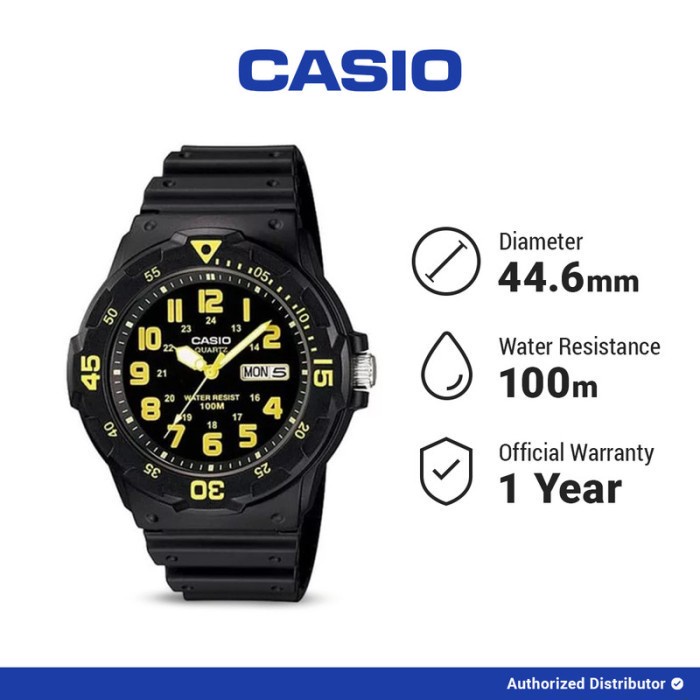 [READY INSTANT] Casio Jam Tangan Pria MRW-200H-9BVDF