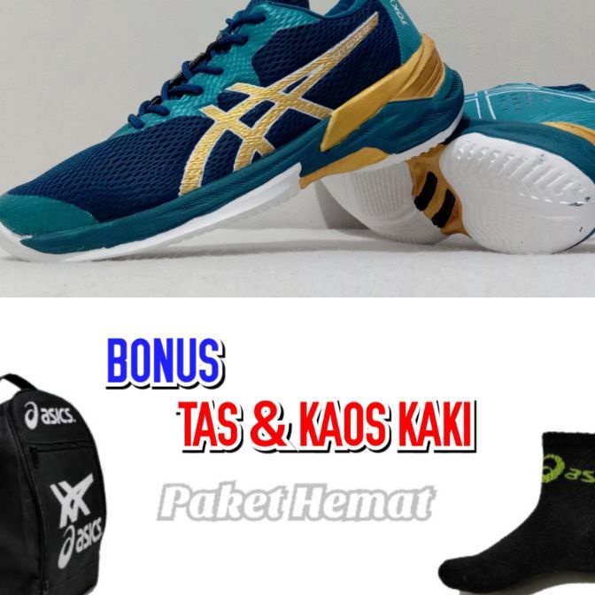 [E2A✪> Sepatu voli Sky elite Tokyo ff SEPATU Volly Terbaru Bonus Tas + kaos kaki ♫..