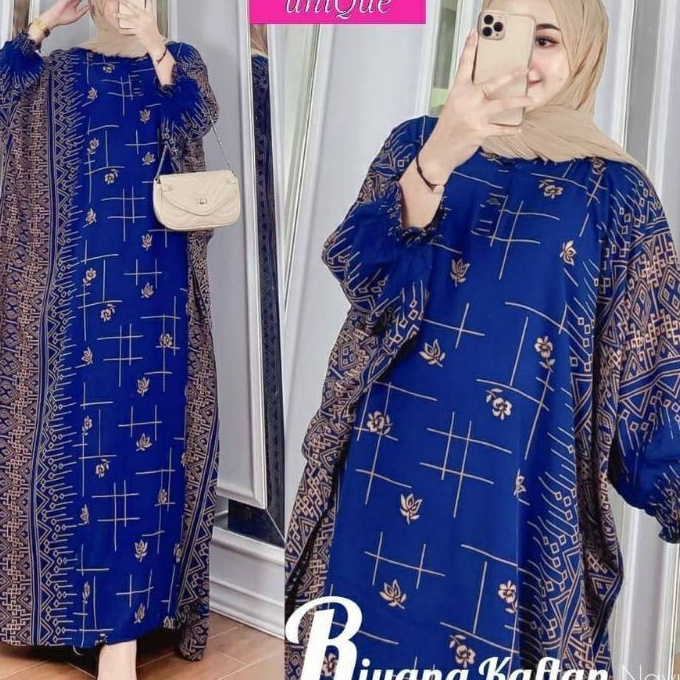 [Q94-☎> Kaftan Riyana Jumbo/Gamis kaftan Riyana jumbo/Kaftan Riyana modren/Kaftan Riyanasiiap.dikiri