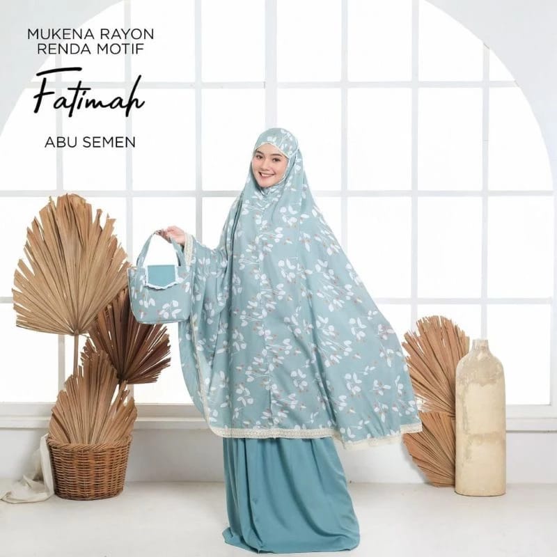 MUKENA RAYON RENDA MOTIF FATIMAH
