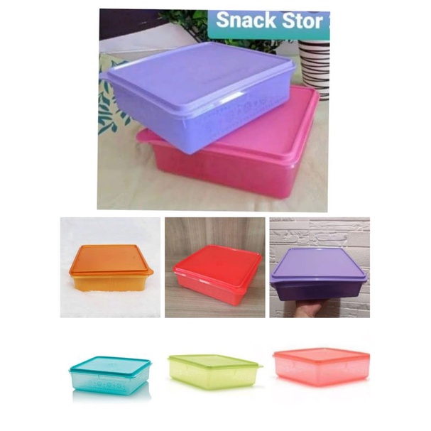tempat lapis Snack n stor ORI Tupperware