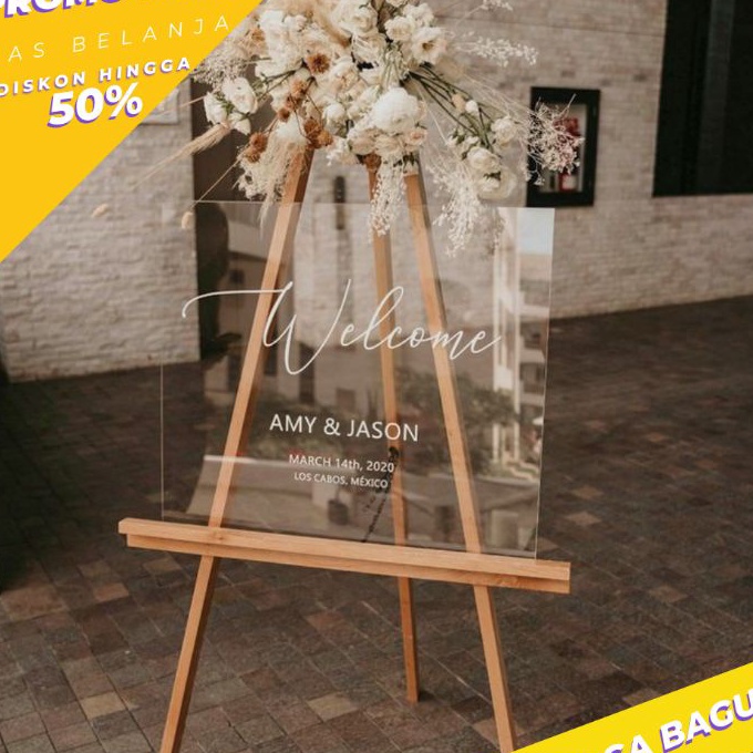 

[U76-☑] STANDING KAYU JATI BLANDA 120x60/ EASEL LUKIS TRIPOD/ PENYANGGA AKRILIK WOODEN➸.!!