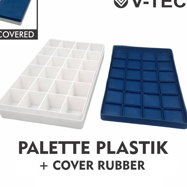 

(M20-㊛> V-TEC Palet Plastik Cat Rubber Cover / Tempat Cat / Wadah Cat Poster☞..!