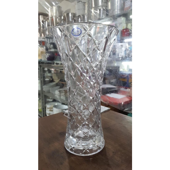 FORMIA VASE / VAS / POT BUNGA KRISTAL KACA 30 CM /  30CM