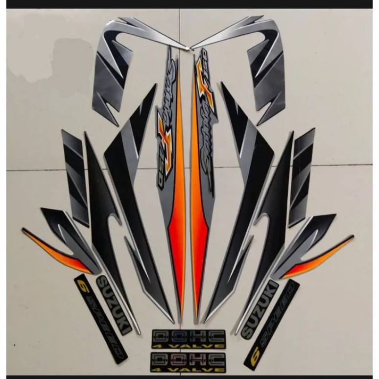 striping les lis sticker polet satria fu Thailand tahun 2008 bahan berkualitas