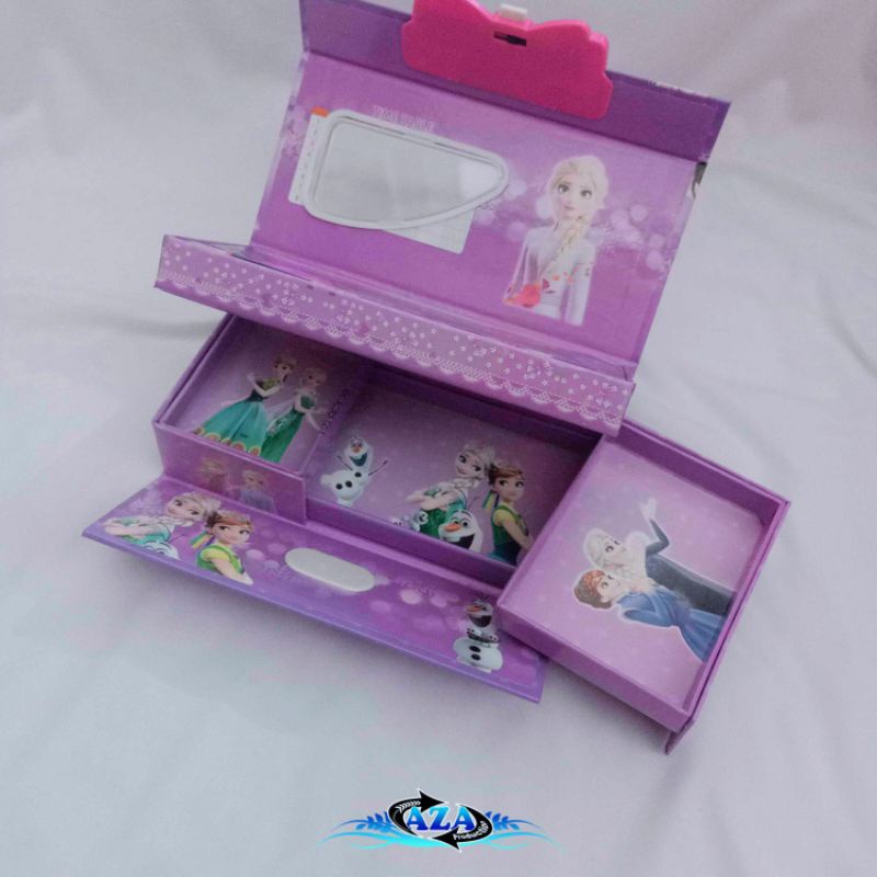 

Tempat Pensil 3D karakter Hologram Study set Alat tulis 3D