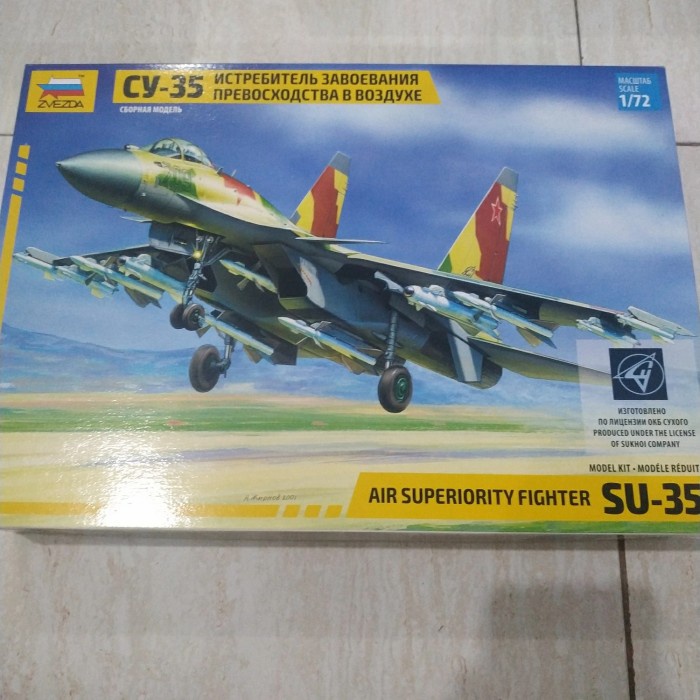 ✅COD Pesawat Su-35 Shukoi 35 1/72 Model Kit Zvezda Diskon