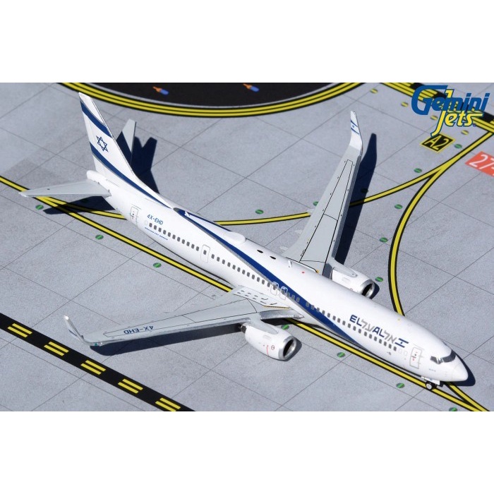 ✨New Gemini Jets El Al Boeing 737-900Er 4X-Ehd Peace 1/400 Scale Terbaru