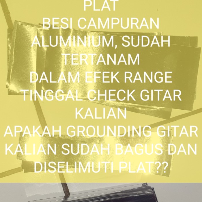 Efek Gitar Overdrive Tanpa Noise dan Dengung