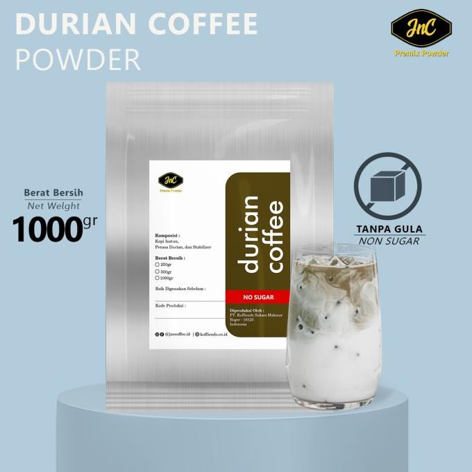 

JnC Durian Coffee Powder Tanpa Gula 1 KG / bubuk Durian