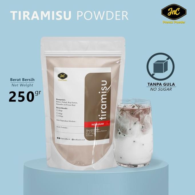 

JnC Tiramisu Tanpa Gula 250gr / bubuk minuman tiramisu