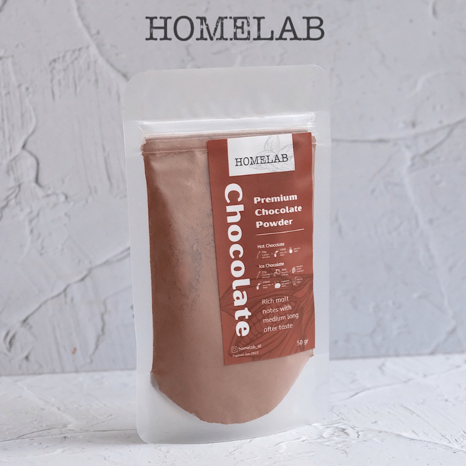 

Grosir Homelab Bubuk Minuman Coklat Premium / Chocolate Powder 50 Gr