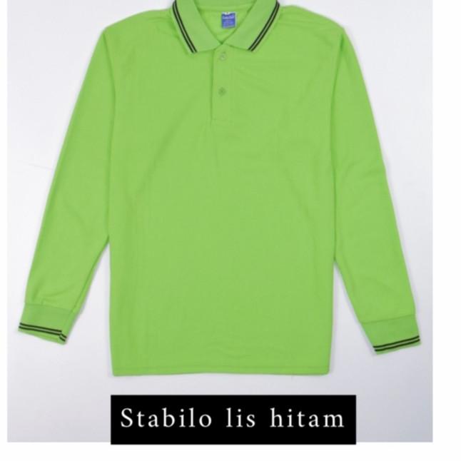Kaos Kerah Lengan Panjang Pria Baju Berkerah Tangan Panjang Wanita