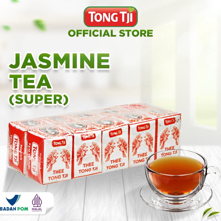 

PZDR6774 Tong Tji Super Jasmine Tea 40 gram, Teh Seduh (harga per slop)