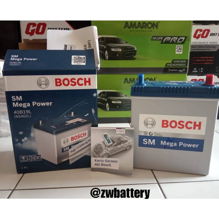 Aki Mobil Suzuki Ertiga, Karimun, Karimun Wagon Ns40Zl / 40B19L Bosch Kode It066