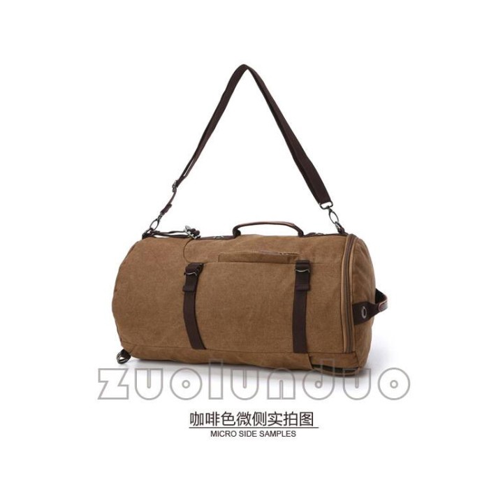 ✨Original Tas Bulat Tas Tabung Tas Slinder Tas Pria Tas Wanita Tas Coklat Berkualitas