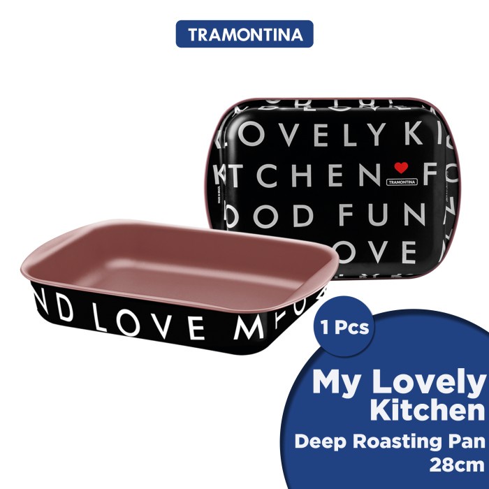 

✅Termurah Tramontina Deep Roasting Pan My Lovely Kitchen 28Cm - 1Pcs Terbatas