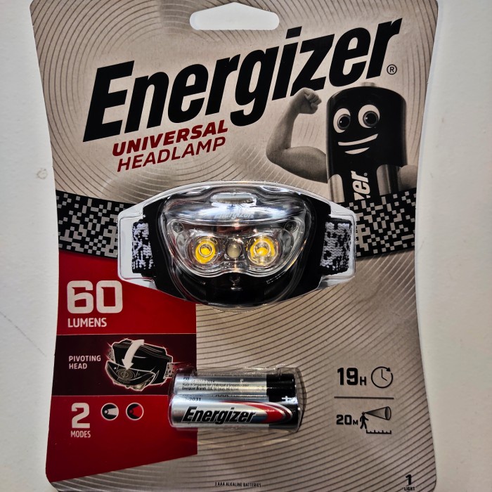 SENTER KEPALA / HEAD LAMP ENERGIZER 3 LED 60 LUMENS