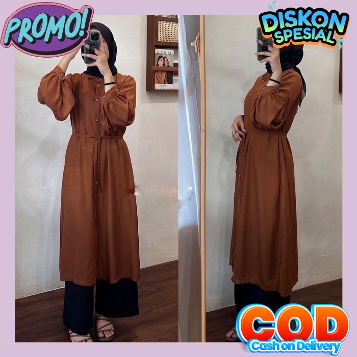 Dress Tuniq Wnita Tinik Cewek Cantik Dreds Bj Tunix Import Premium Bsju Cod Dres Muslim Wanita Baju 