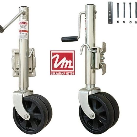 TERBARU Double wheel jack trailer anhang