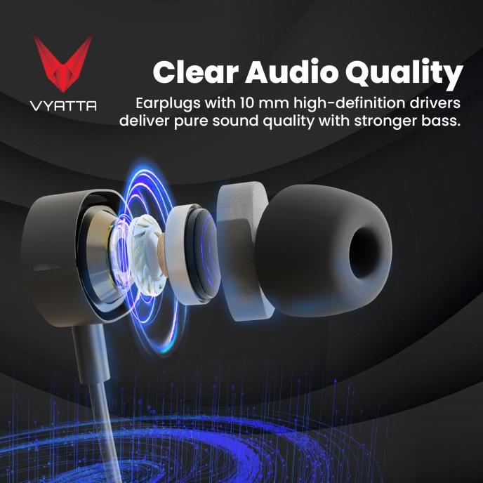 Vyatta Boom E Earphone / Handsfree / Headset - Ultra Bass -Fs