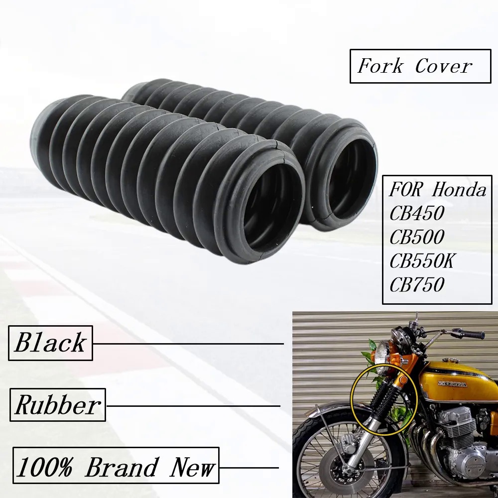 ❤For Honda CB450 CB500 CB550 CB750 CL450  Motorcycle Front Fork Shock Absorber Cover Protector Prote