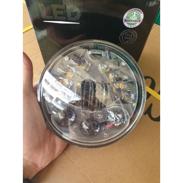 Lampu Daymaker 7 Inch 19 Led dan 5,7 Inch 16 Led Ori Import Baut L best deal