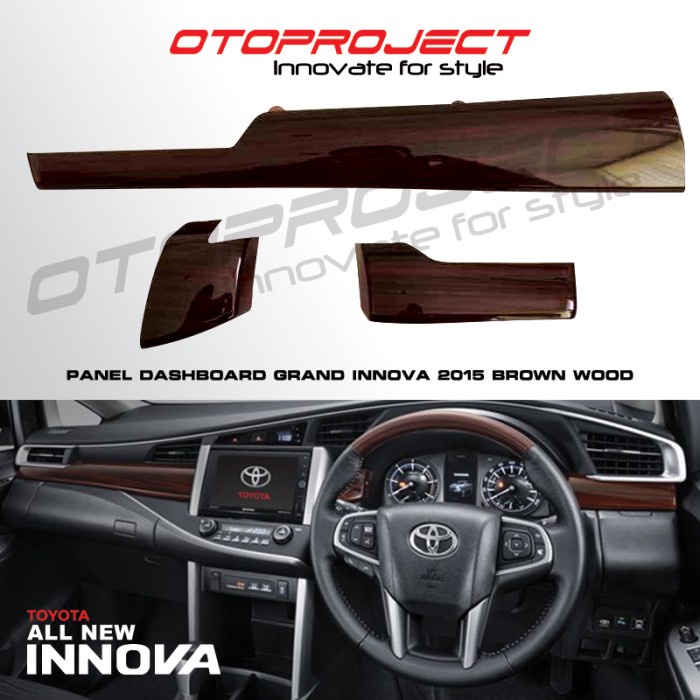 PANEL WOOD ALL NEW INNOVA REBORN berkualitas