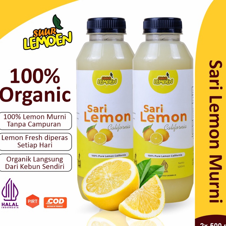 

RXNL7998 Terlaku... 1 Liter Fresh Sari Lemon Murni Jus Untuk Diet Pelangsing Badan Detox Alami Dengan Bahan Lemon California by Suur Lemoen ID