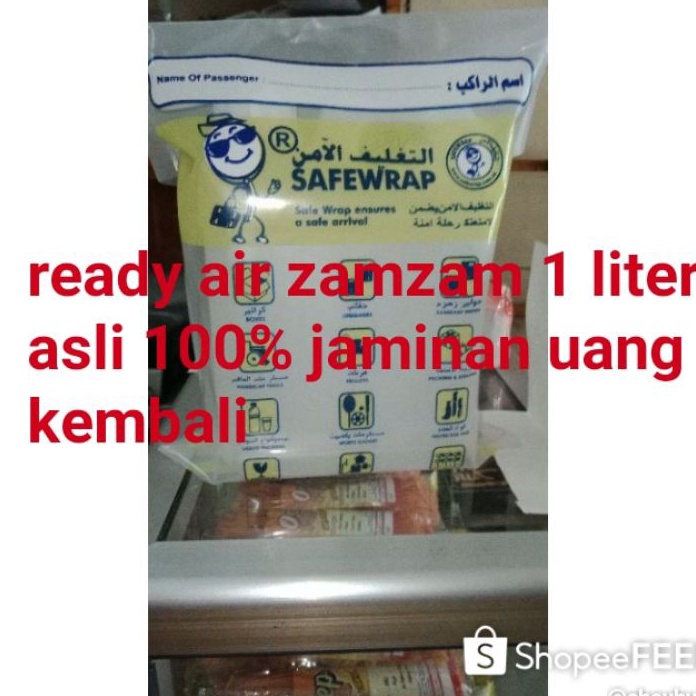

NTFG7137 【Penjualan Terbaik】COD Air zam zam 1 liter 100% asli