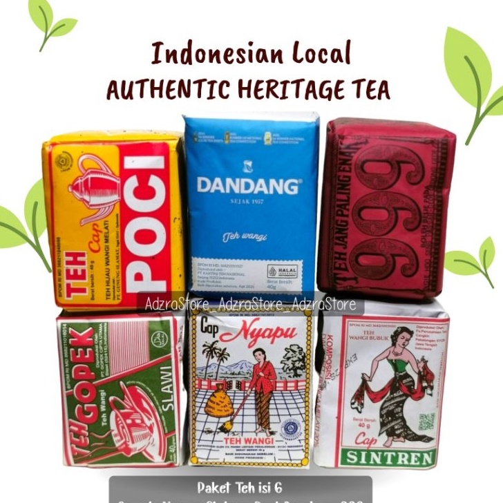 

ZDKG6052 ORIGINAL% Teh Tubruk Racikan Solo Paket isi 6 Poci